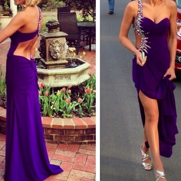 Beautiful Purple Prom Dress