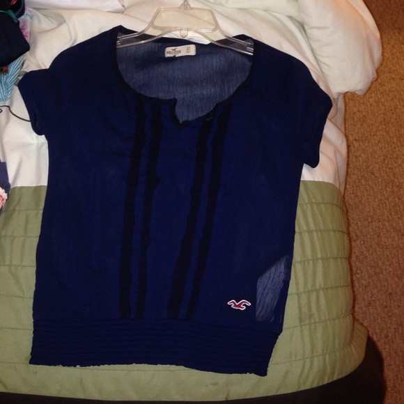 Hollister semi see-through top
