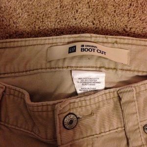 Gap boot cut corduroy 6r pants