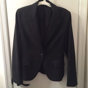 Express suit jacket charcoal