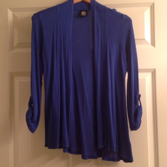 Royal blue shrug