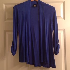 Royal blue shrug