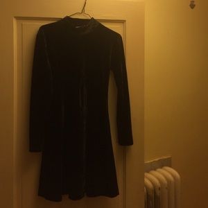 Vintage Velvet Turtleneck Dress