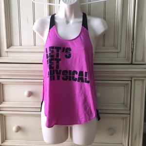 PINK Let's Get Physical Tank Top
