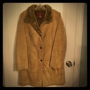 Suede coat - REDUCED!