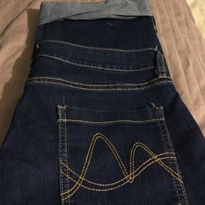 Crop jean pants