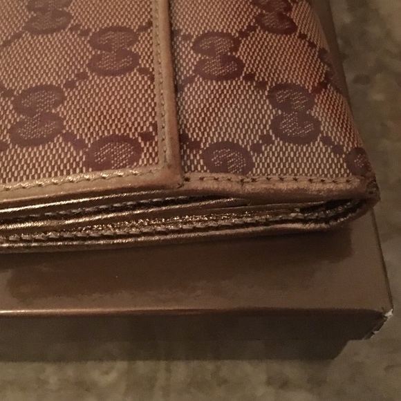 🚫SOLD🚫Authentic Gucci Wallet Crystal GG Collec. - Picture 3 of 4