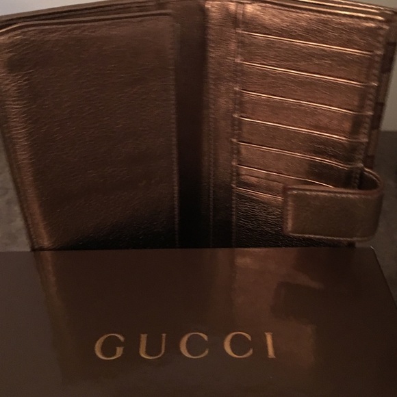 🚫SOLD🚫Authentic Gucci Wallet Crystal GG Collec. - Picture 4 of 4