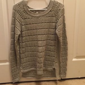 gray sweater