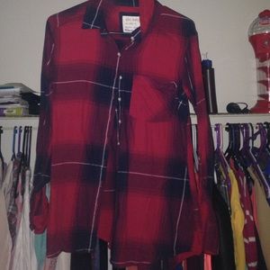 Plaid Botton down shirt for women