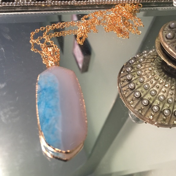Jewelry - Blue Agate Necklace