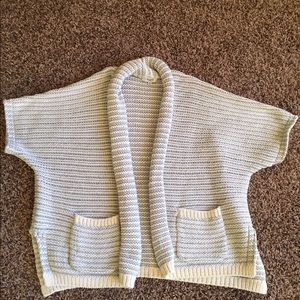Gray | Cream Madewell Cardigan NWOT