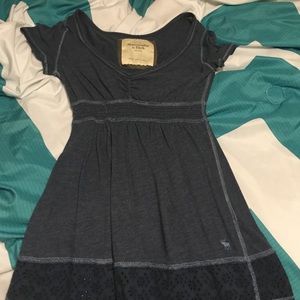 Navy blue Abercrombie and Fitch shirt