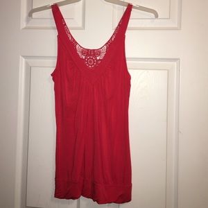 Lacey tank top