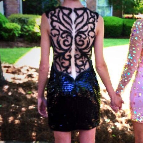 short black prom dress for sale!