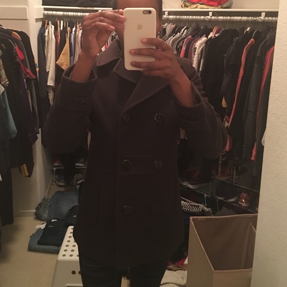 Kenneth Cole ladies peacoat 10 brown - Picture 4 of 4