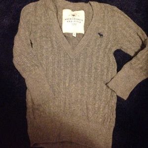 Abercrombie and Fitch grey sweater