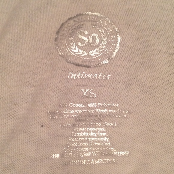 SO 100% cotton "My Fancy Pajamas" sleepwear shirt - Picture 3 of 3