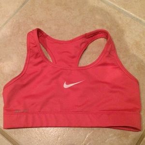 NIKE pink dry fit sports bra