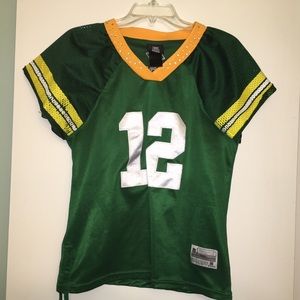 Blinged out Aaron Rodgers women's jersey