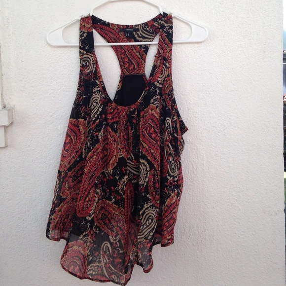 Bohemian print tank top