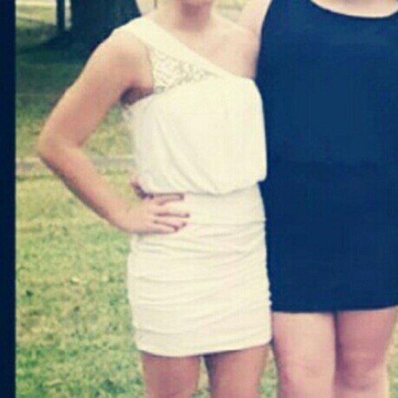 White homecoming dress