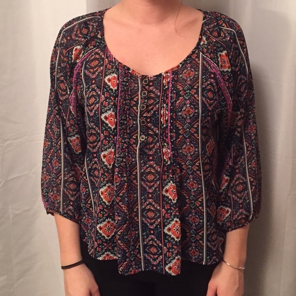 Patterned Blouse