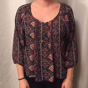 Patterned Blouse