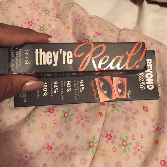 They're real mascara