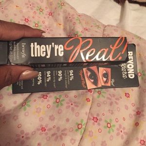 They're real mascara