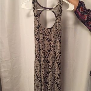 Floral Body Con- open back