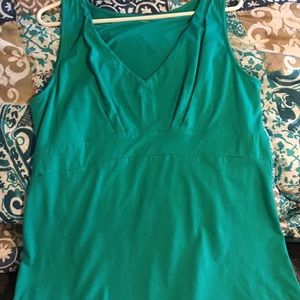 Kelly green top from Loft