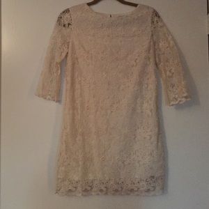 White lace dress. NEVER WORN!!! NWT!!!