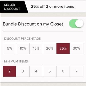 Update: Seller Discount