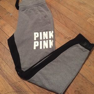 Grey Pink Joggers