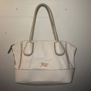 White guess purse