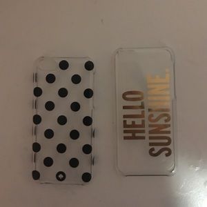 2 iPhone 5c Kate Spade cases