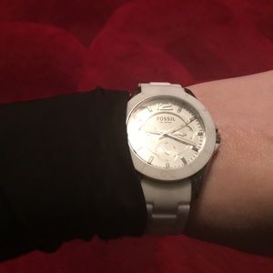 Ceramic fossil watch