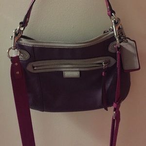 Plum/Magenta Coach Small Bag