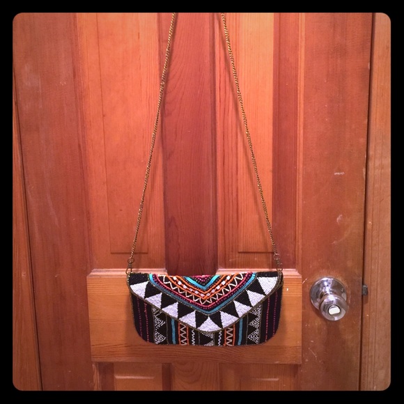 Beaded Clutch Bag