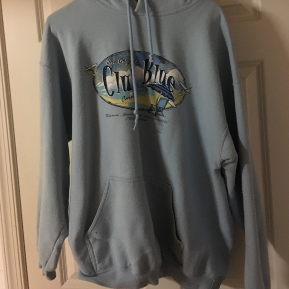 Club blue hoodie size XL
