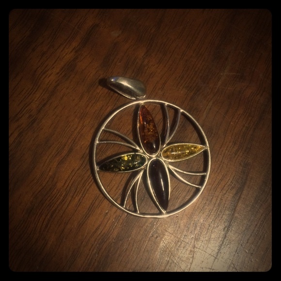 Vintage Baltic Amber Pendant