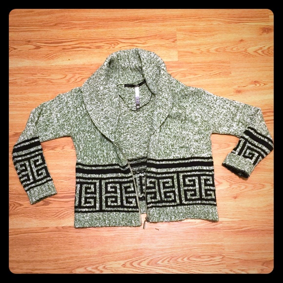 Kensie zip cardigan.