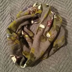 Floral infinity scarf