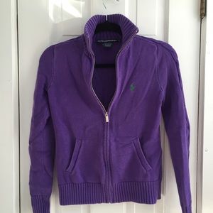 Ralph Lauren Zip Up Cardigan