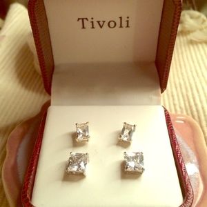 Cubic zirconia earrings ✔️