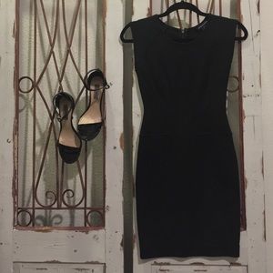 French Connection Bandage Black Cocktail Dress (4)