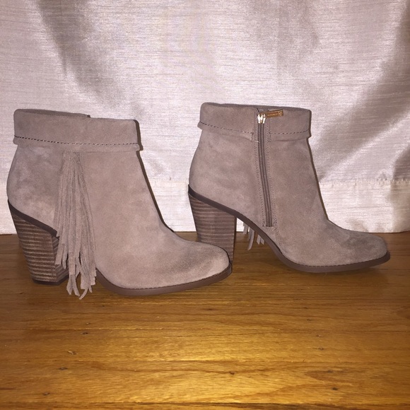 *Sold* Jessica Simpson fringe booties - Picture 2 of 4