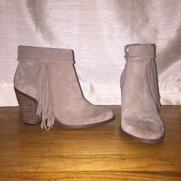 *Sold* Jessica Simpson fringe booties - Picture 3 of 4