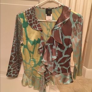 Roberto cavalli - just cavalli silk blouse